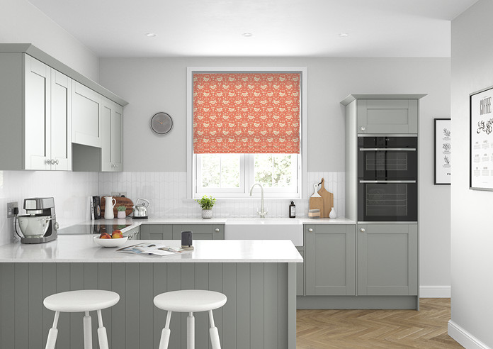 Narvik, Burnt Orange - Roman Blind - Image 5